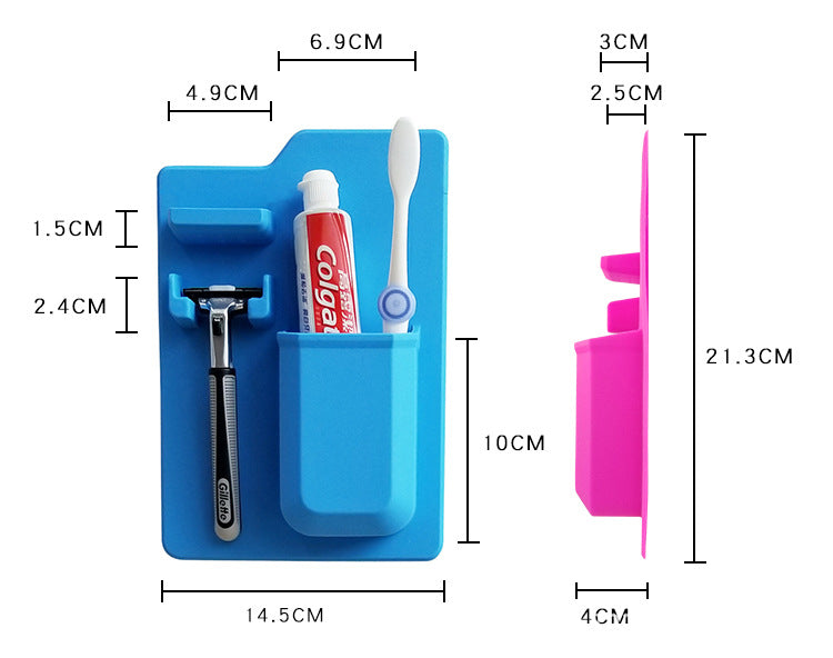 Soporte Organizador de Baño Adhesivo