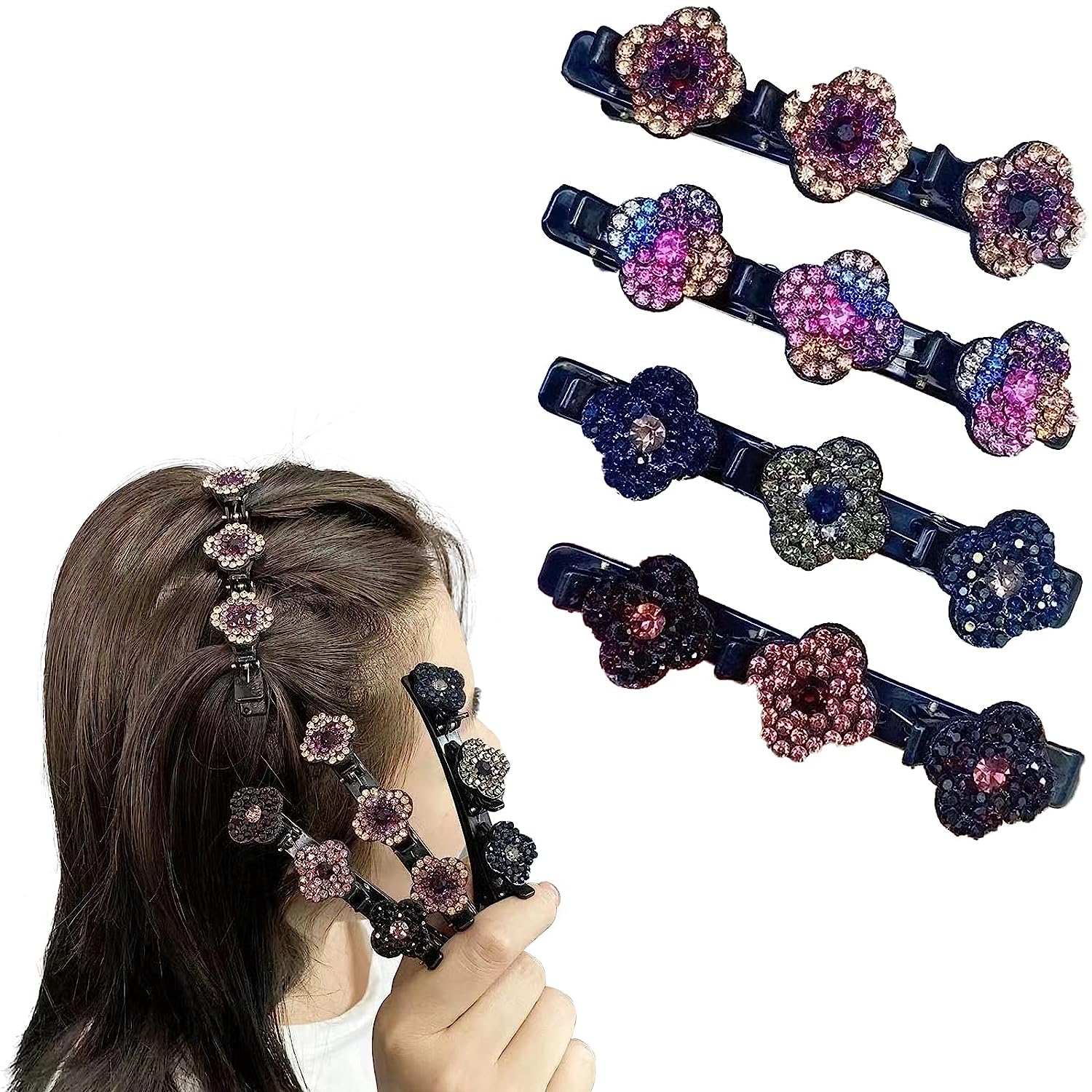 💥PRODUCTO EXCLUSIVO❗PINZAS TRENZADAS CHICK™️🌸