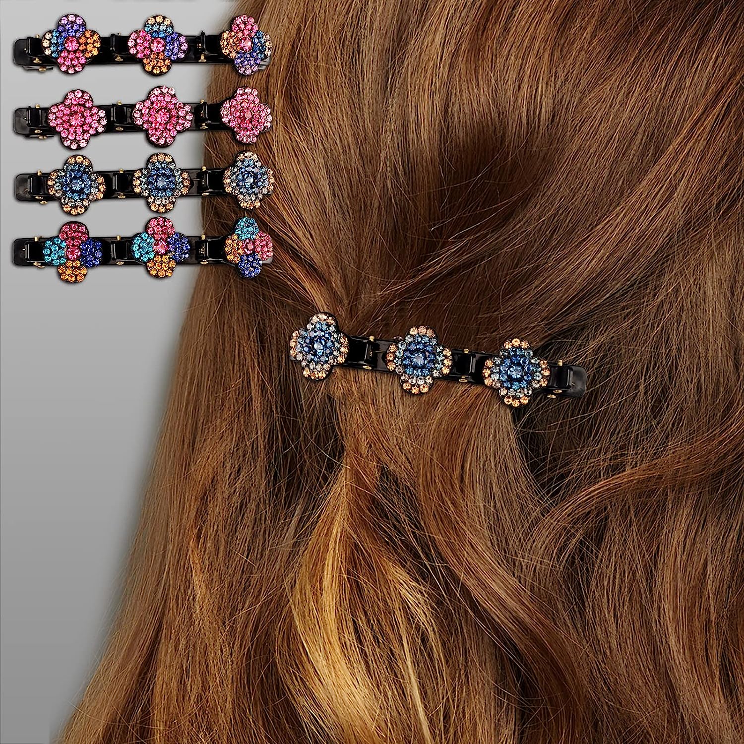 💥PRODUCTO EXCLUSIVO❗PINZAS TRENZADAS CHICK™️🌸