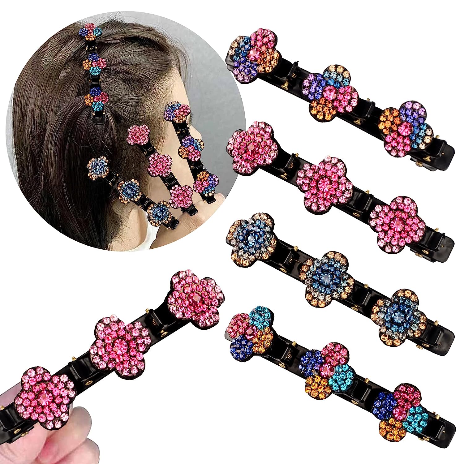 💥PRODUCTO EXCLUSIVO❗PINZAS TRENZADAS CHICK™️🌸