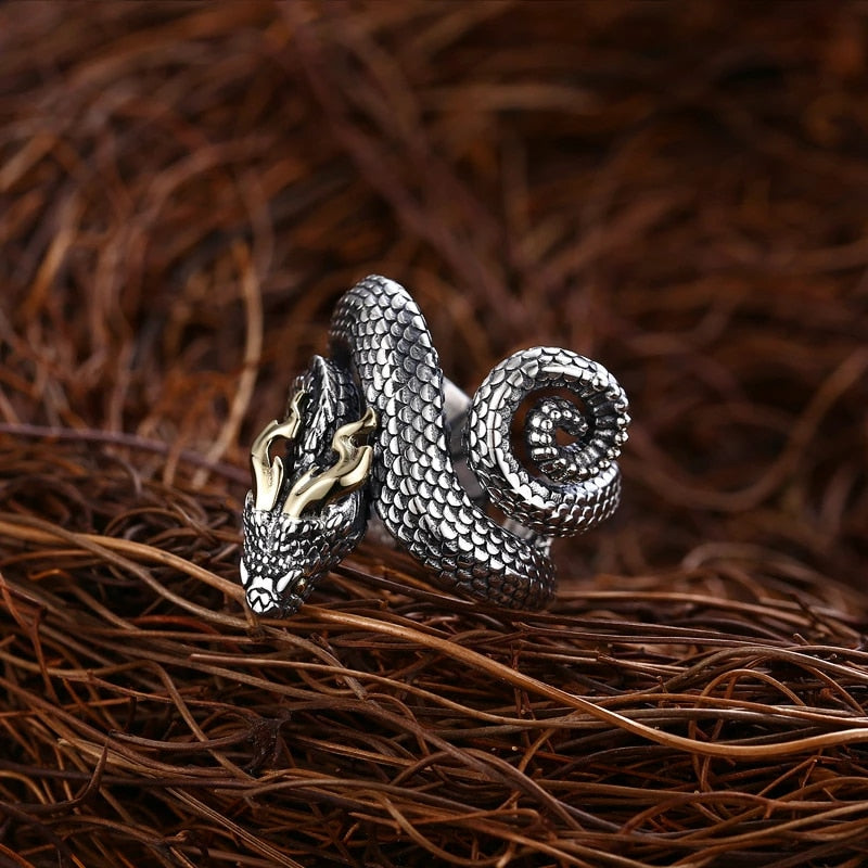 🔥EN TENDENCIA❗ ANILLO SNAKE AJUSTABLE™ 🐍💥