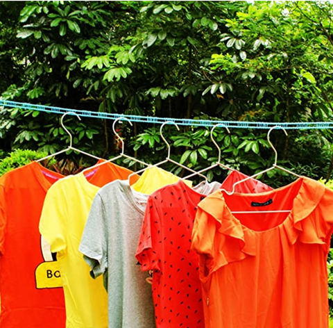 💯¡PRODUCTO NUEVO! CUERDA PORTÁTIL PARA SECADO DE ROPA 🌈