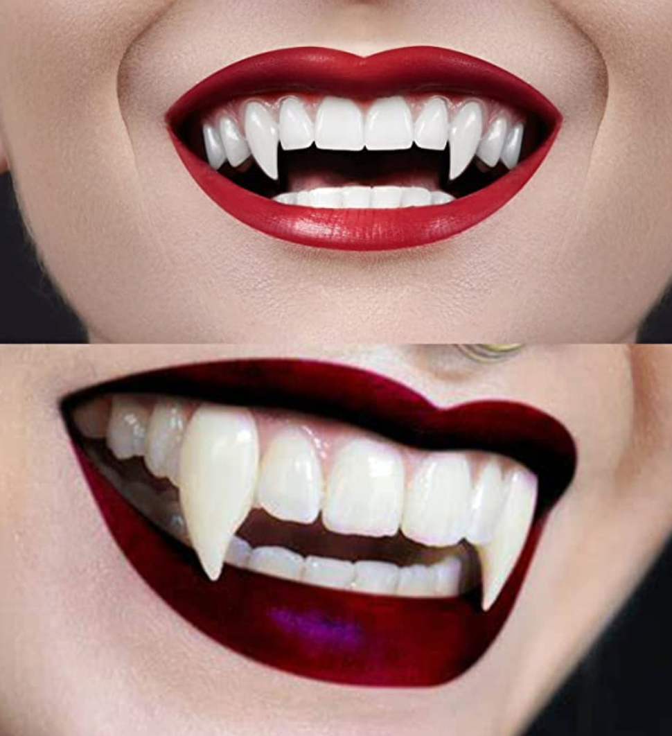 💯¡PRODUCTO NUEVO!💯 COLMILLOS DE VAMPIRO TEEDY™ 🧛♀️🧛♂️