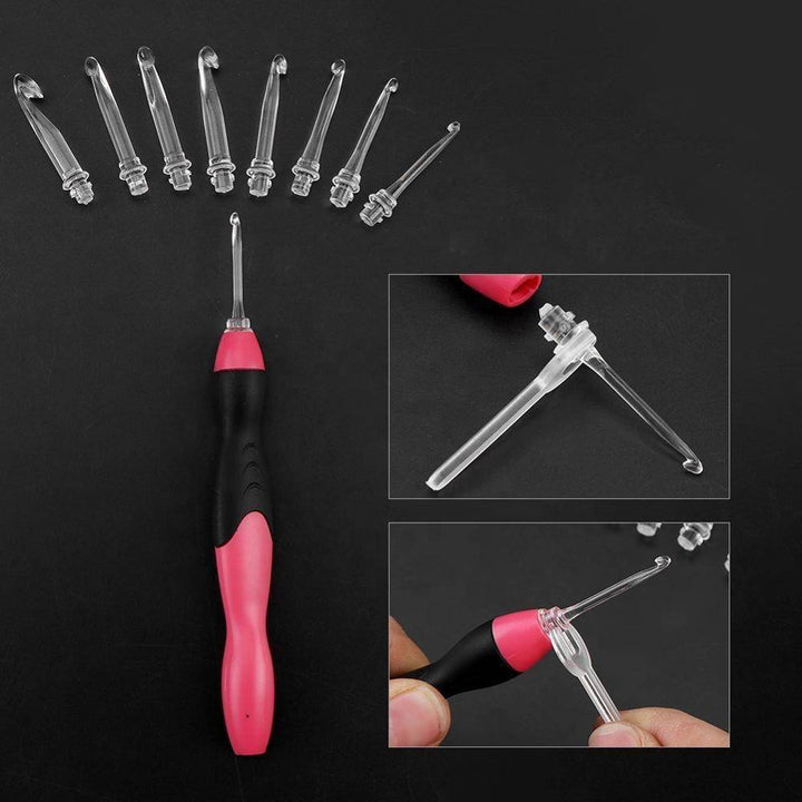 🔴 PRODUCTO CALIENTE❗❗ AGUJA DE TEJER CON LUZ LED