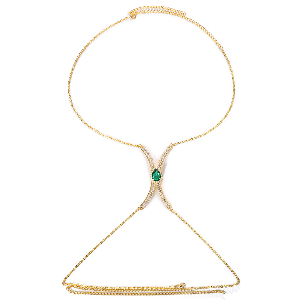 💯EN TENDENCIA! ⭐BODY CHAIN- CADENA PARA EL CUERPO Y BUSTO FULL WOMAN😍🥰