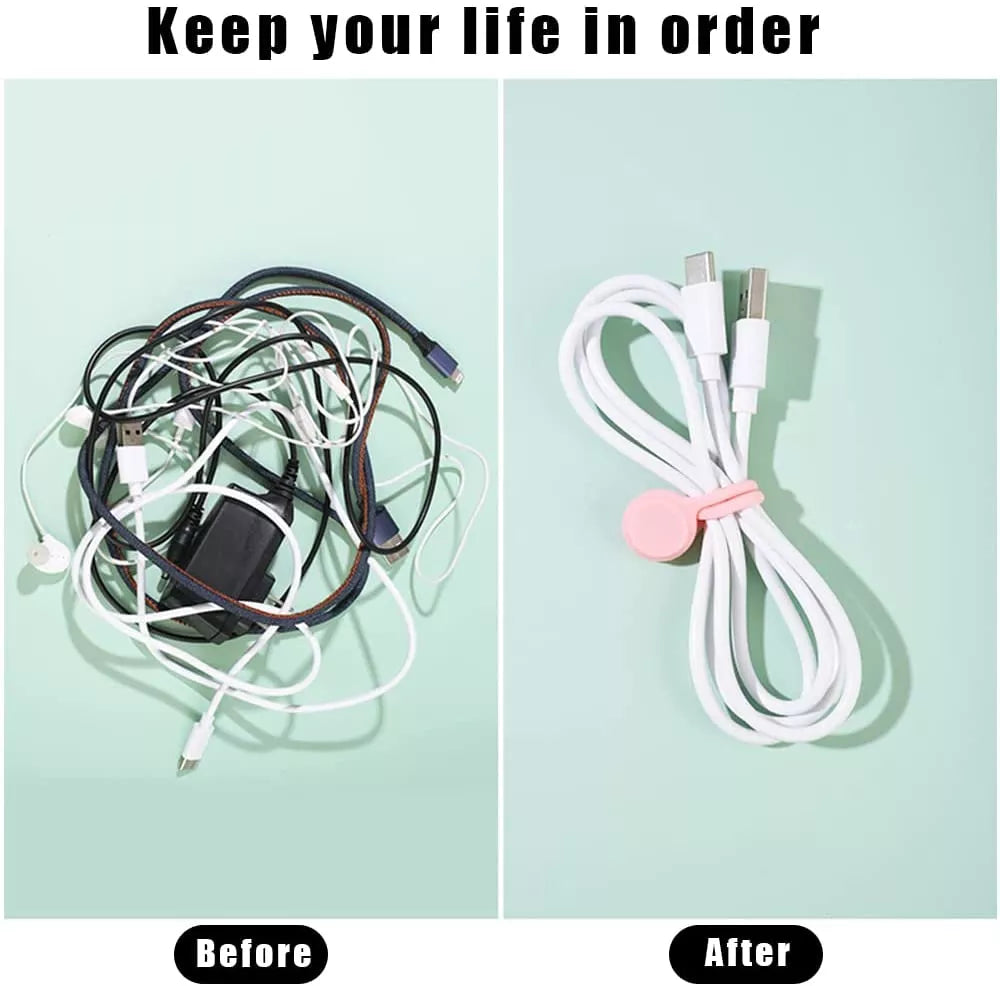 💯¡PRODUCTO NUEVO! ORGANIZADOR DE CABLES MAGNÉTICOS 😱