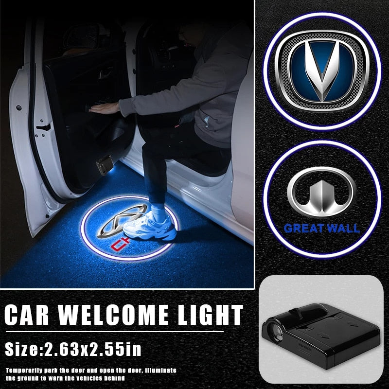 ¡PRODUCTO EXCLUSIVO! PROYECTOR DE LUZ PARA PUERTA DE CARROS DELUXE