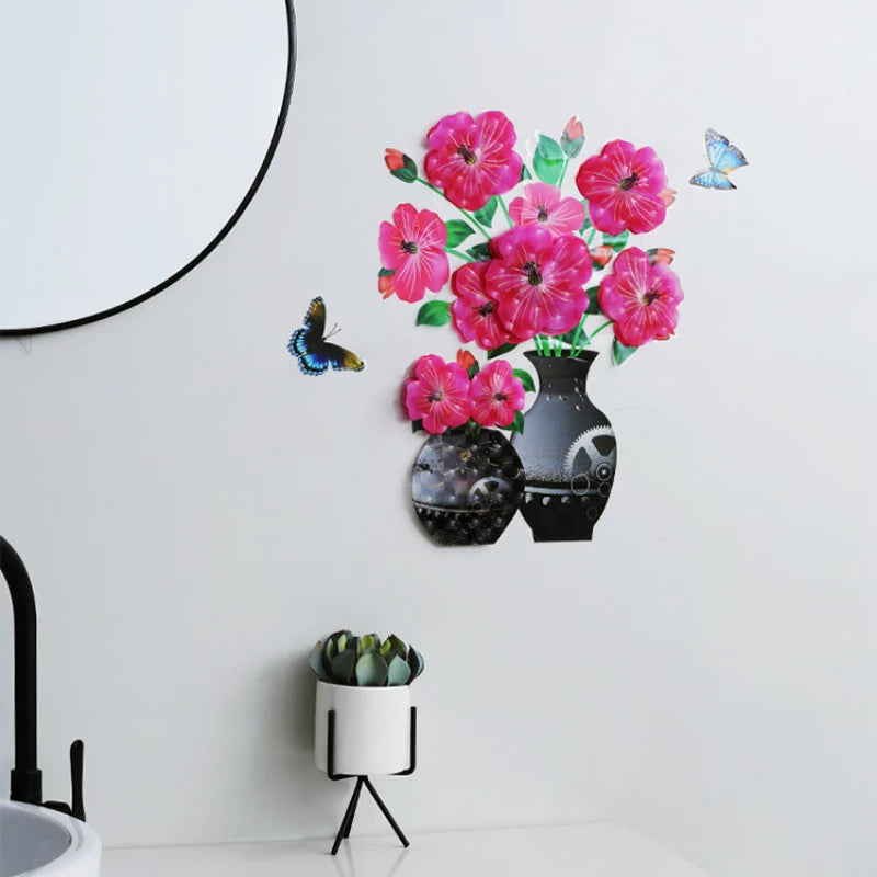 💐¡PRODUCTO EXCLUSIVO! FLORERO PRECIOSO™ 😍💐 PEGATINA 3D