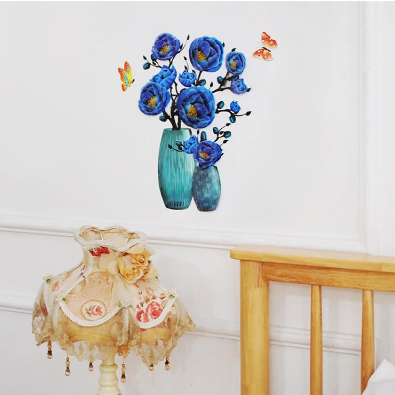 💐¡PRODUCTO EXCLUSIVO! FLORERO PRECIOSO™ 😍💐 PEGATINA 3D