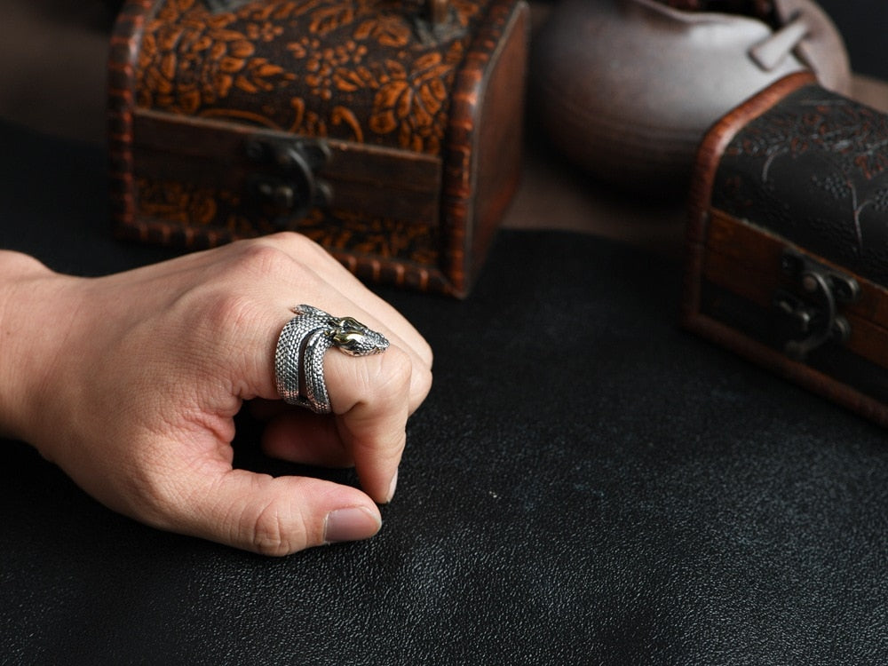 🔥EN TENDENCIA❗ ANILLO SNAKE AJUSTABLE™ 🐍💥