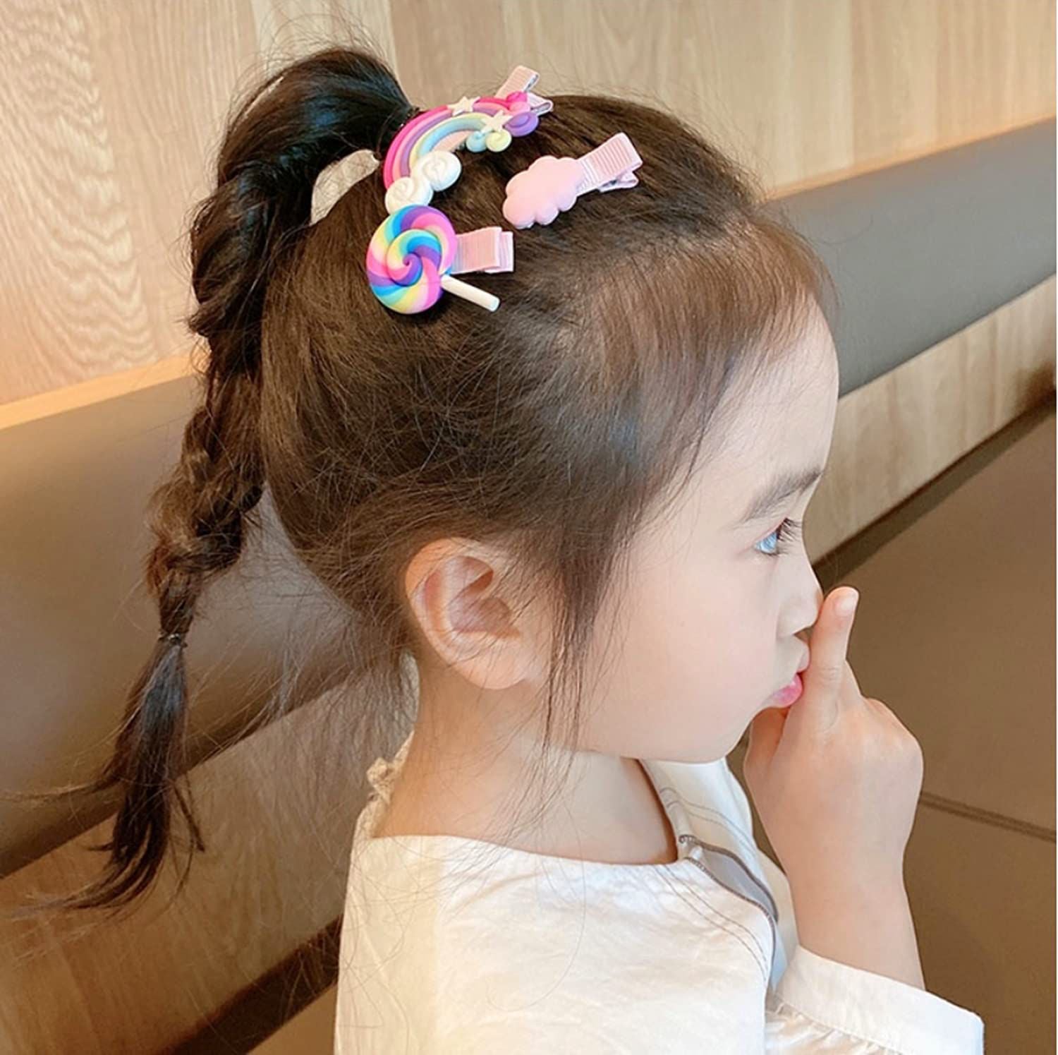 42 PINZAS DE CARICATURAS PARA CABELLO PARA NIÑAS 👧🌈