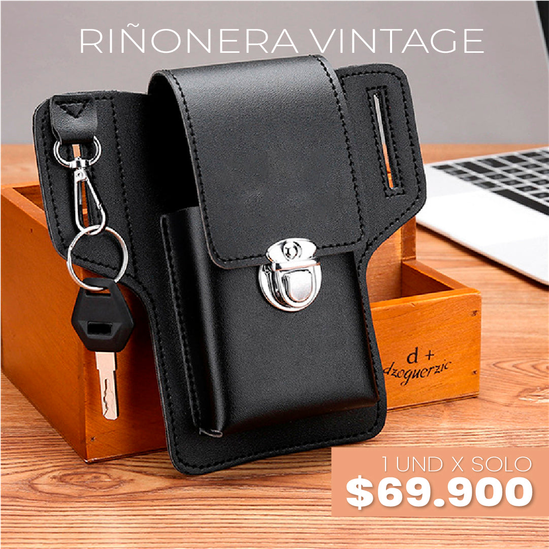 ¡PRODUCTO IMPORTADO!⭐ RIÑONERA VINTAGE FOR MEN™️ MKT F