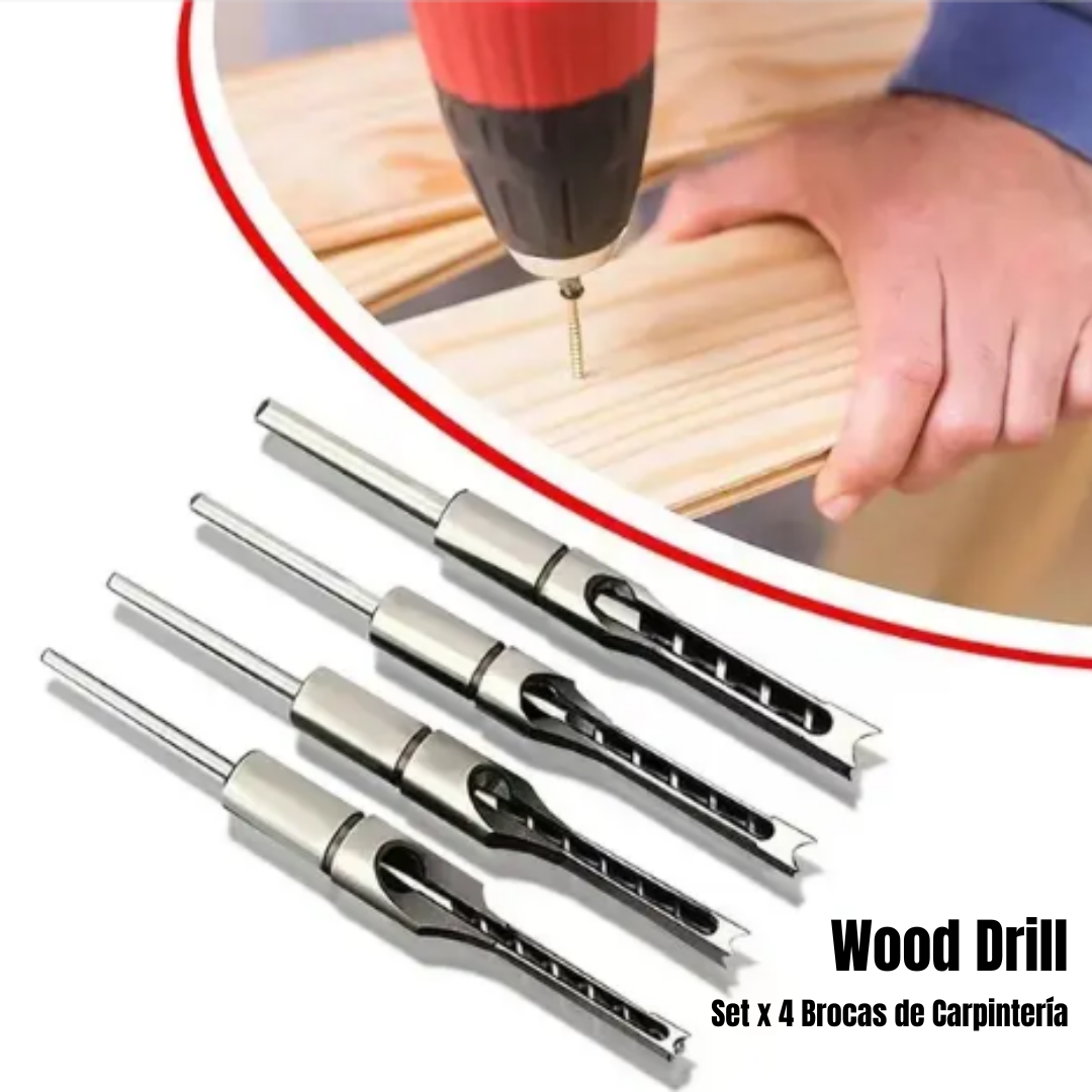 ¡TEMPORADA DE OFERTAS! WOOD DRILL: Set de Brocas de Carpintería