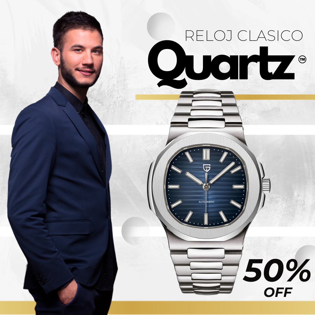 ¡EXCLUSIVOS! I RELOJ CLASICO QUARTZ