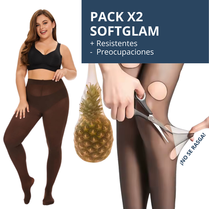 ¡PRODUCTO ADICIONAL! 1 SET X2 MEDIAS VELADAS SOFTGLAM