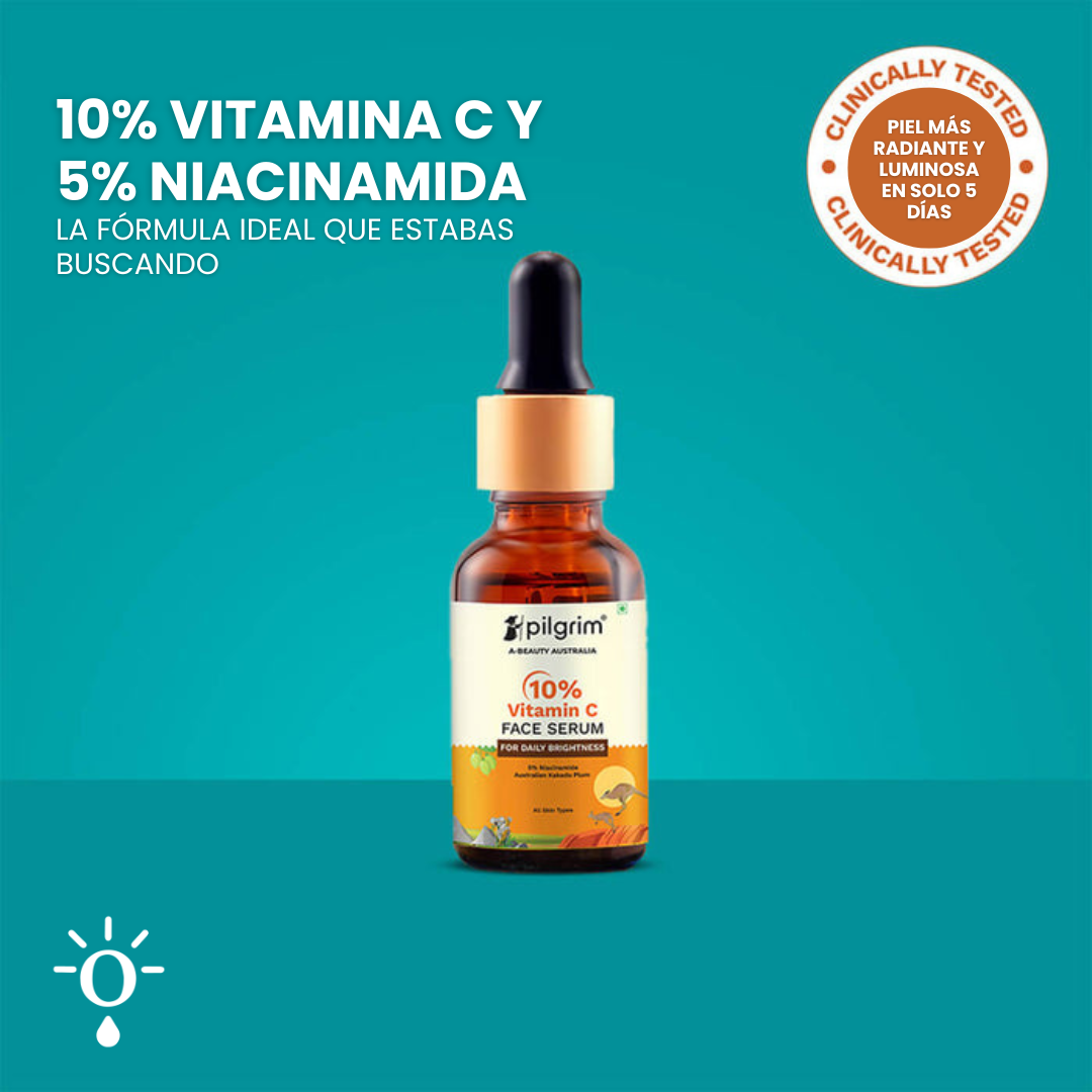 ¡EXCLUSIVO! 10% VITAMINA C ANTI-EDAD SERUM C-GLOW