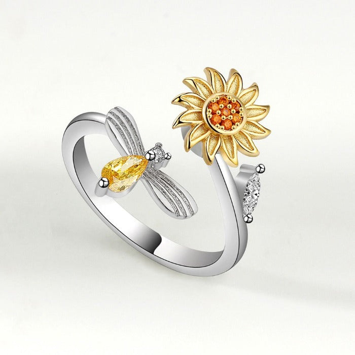 ¡¡PRODUCTO EN TENDENCIA!! ANILLO GIRATORIO DE GIRASOL MKT C