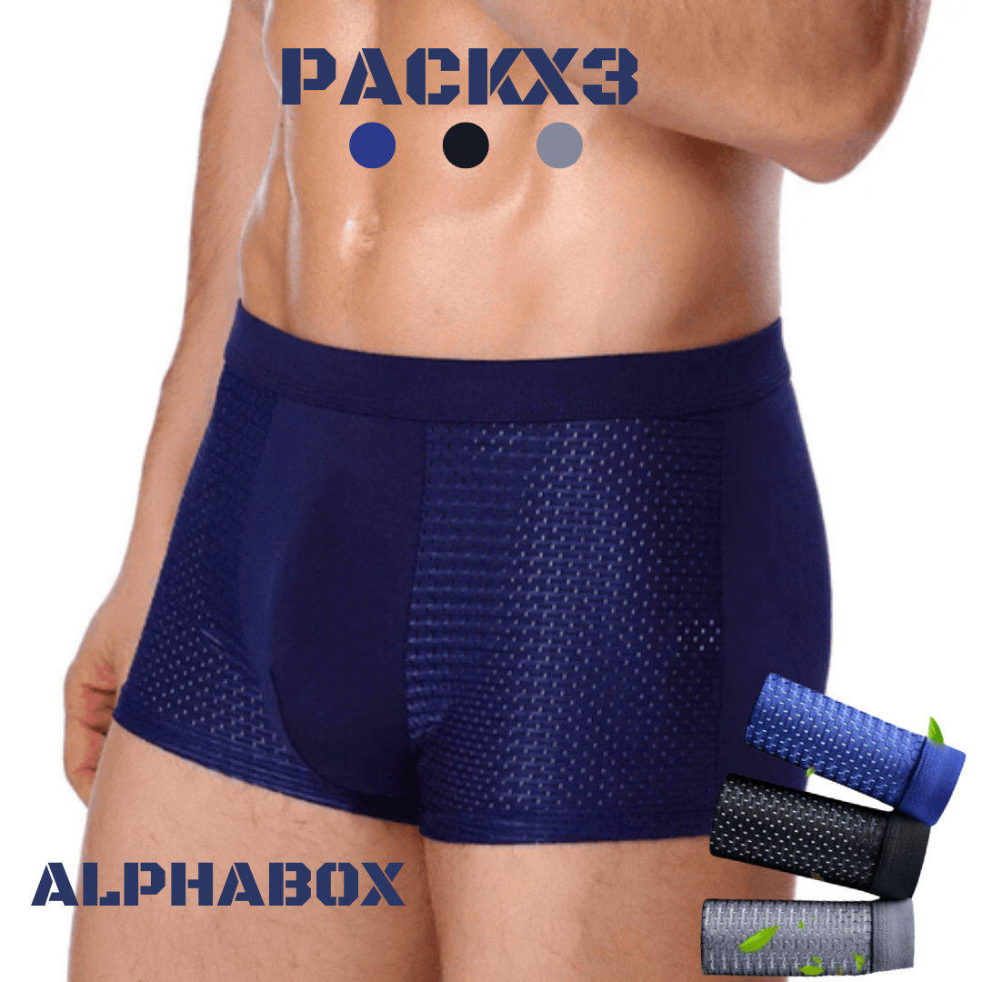 ¡EN TENDENCIA! PACK X3 BOXERS ALPHABOX