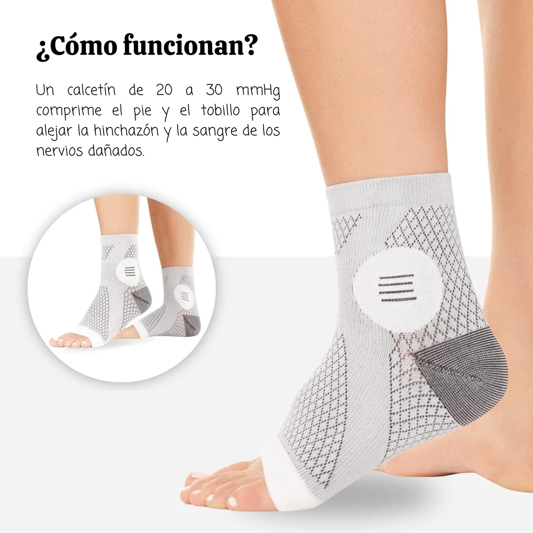 ¡PRODUCTO IMPORTADO! SET X 2 - MEDIAS DE COMPRESIÓN FOOTFLEX