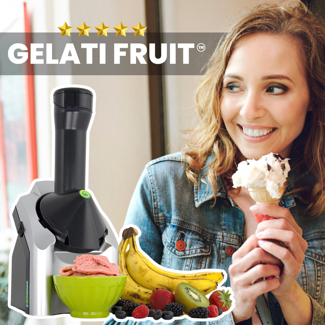 ¡EXCLUSIVO! MAQUINA DE HELADOS GELATI FRUIT