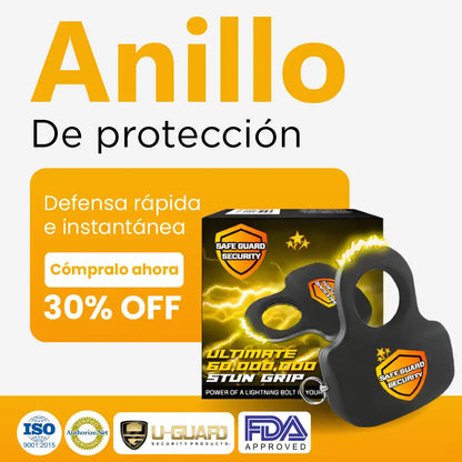 ANILLO TASER  DEFENSERING® DEFENSA PERSONAL DISCRETA Y EFICAZ