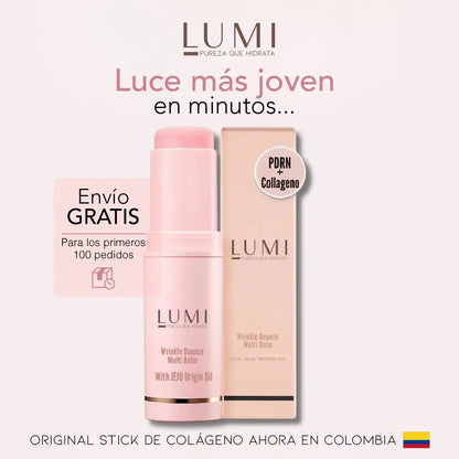 LUMI - STICK DE COLÁGENO CON PDRN - ANTIARRUGAS,  PIEL HIDRATADA Y LUMINOSA