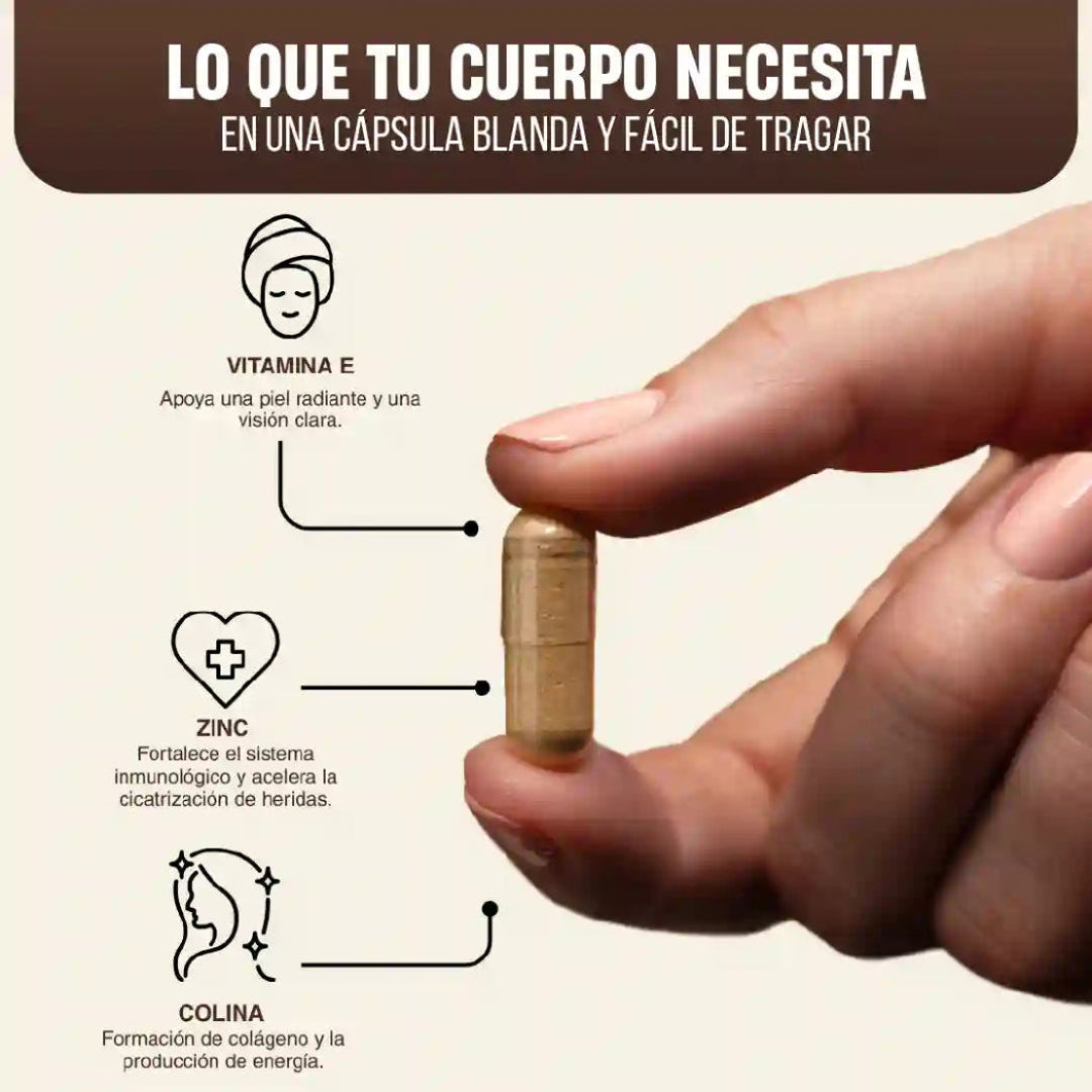 BIORES - SUPLEMENTO DE HÍGADO DE RES, AUMENTA TU FUERZA Y MEJORA TU DIGESTIÓN - 30 CÁPSULAS FÁCILES DE TRAGAR