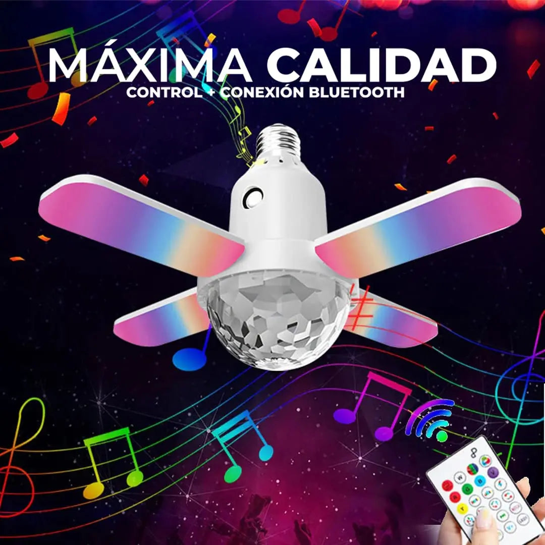 ¡EXCLUSIVO! PARLANTE BLUETOOTH CON BOMBILLA INTEGRADA LUMISOUND MKT B
