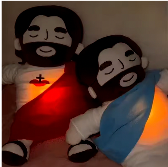 PRODUCTO ADICIONAL PELUCHE DE LUJO QUE RESPIRA JESUS MI FIEL AMIGO✝️