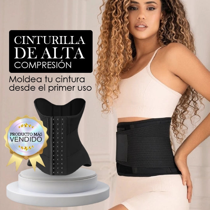 DefineFit | Cinturilla Strapless De Alta Compresión | Moldea y Define tu Cintura – Control de Abdomen