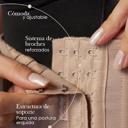 DefineFit | Cinturilla Strapless De Alta Compresión | Moldea y Define tu Cintura – Control de Abdomen