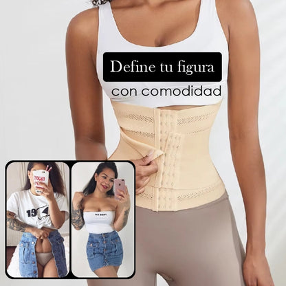 DefineFit | Cinturilla Strapless De Alta Compresión | Moldea y Define tu Cintura – Control de Abdomen