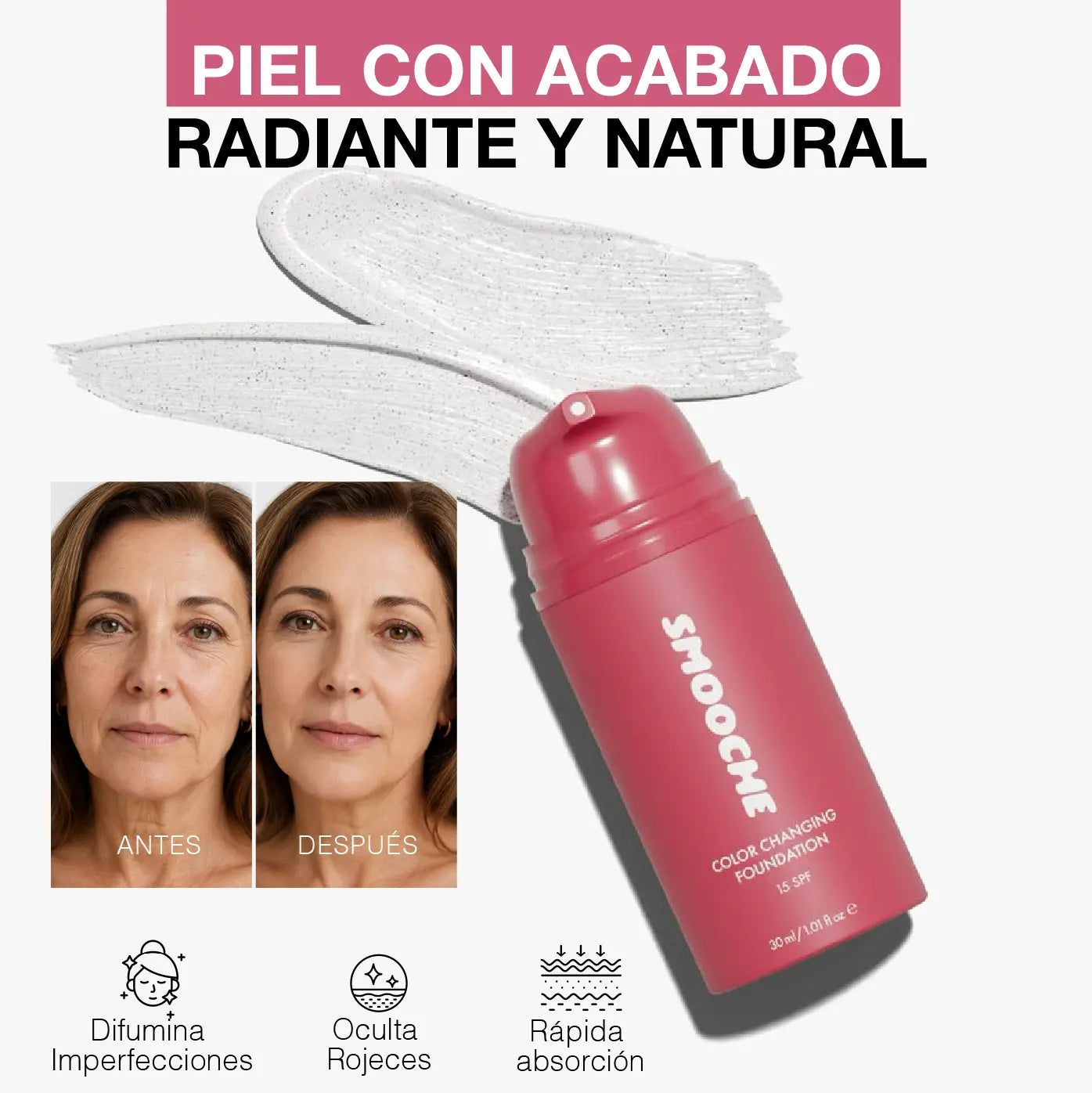 BASE COLORSKIN | LA BASE QUE SE ADAPTA A TU TONO DE PIEL | PIEL TERSA Y SIN IMPERFECCIONES