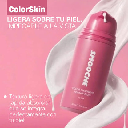 BASE COLORSKIN | LA BASE QUE SE ADAPTA A TU TONO DE PIEL | PIEL TERSA Y SIN IMPERFECCIONES