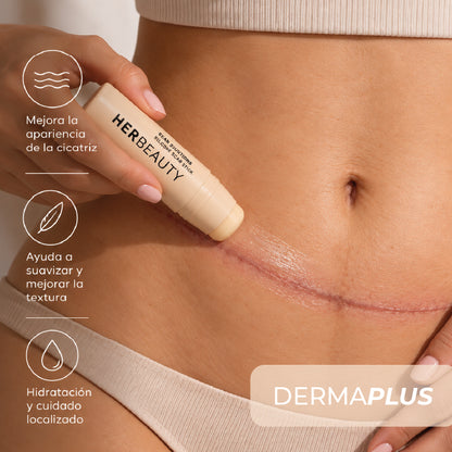 DERMA PLUS | TRATAMIENTO DE SILICONA PARA CICATRICES DE ABDOMINOPLASTIA | PIEL MÁS SUAVE Y UNIFORME