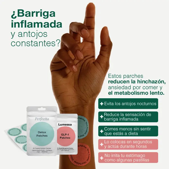 DÚO METABÓLICO - PARCHES DETOX + PARCHES GLP1 - BAJA DE PESO Y ACELERA TU METABOLISMO