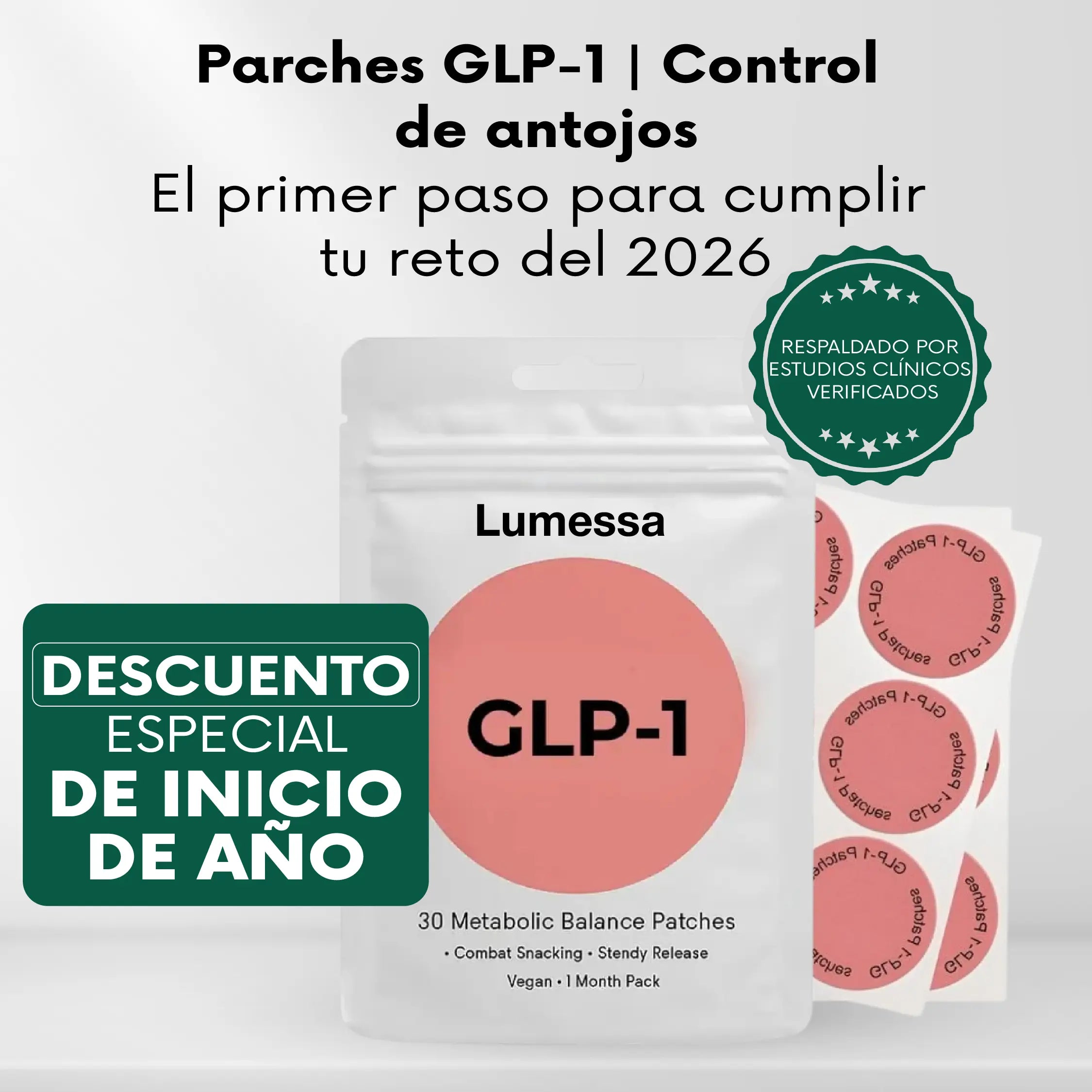 ¡PRODUCTO IMPORTADO 🇺🇲! PARCHES LUMESSA CON GLP-1