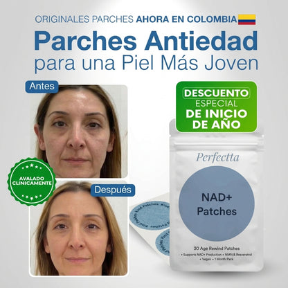 PRODUCTO ADICIONAL! PARCHES ANTIEDAD | NAD+