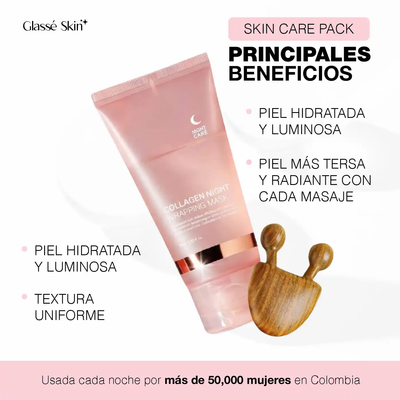 ¡PRODUCTO IMPORTADO 🇺🇲! 🇺🇸 | RUTINA DE SKINCARE | GLASSE SKIN + MASAJAJEADOR SKINROLL