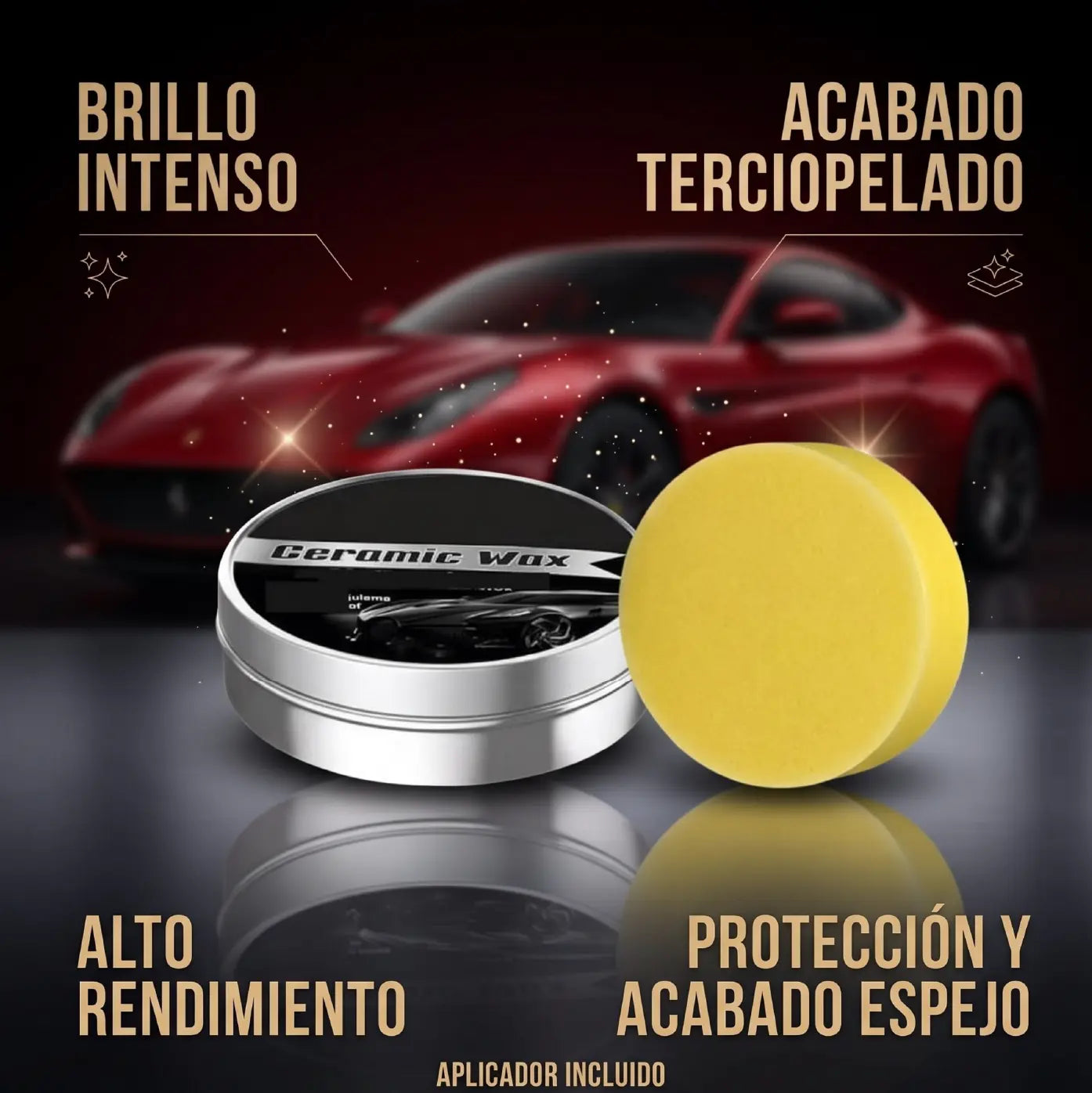 TITANMAX | KIT DE DE PULIDO DE AUTO CON CERA DE TITANIO
