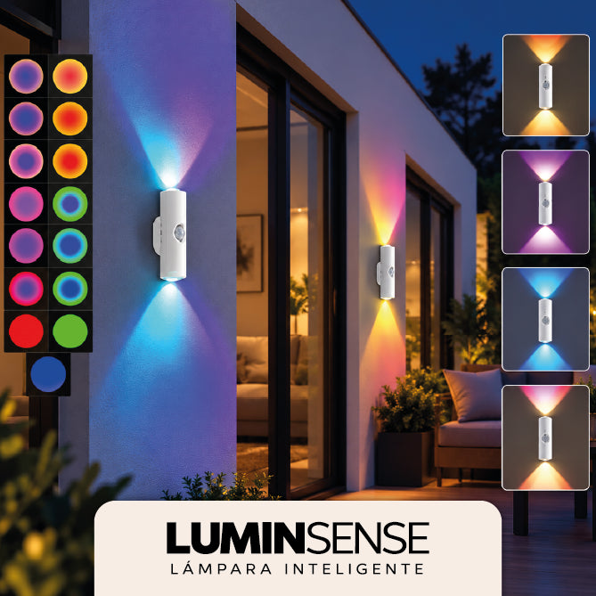 LAMPARA INTELIGENTE LUMINSENSE | CON DETECTOR DE MOVIMIENTO
