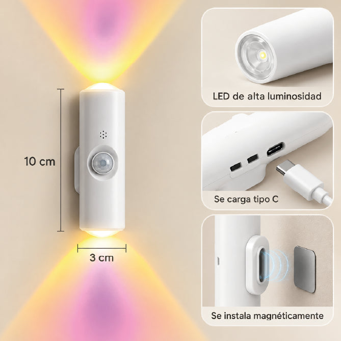 LAMPARA INTELIGENTE LUMINSENSE | CON DETECTOR DE MOVIMIENTO
