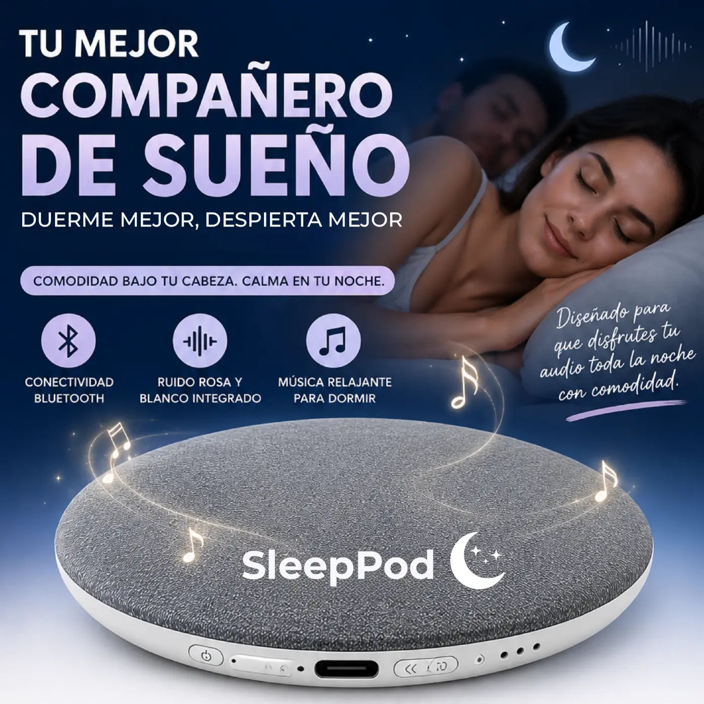 SLEEPPOD | MINI BOCINA PARA DORMIR