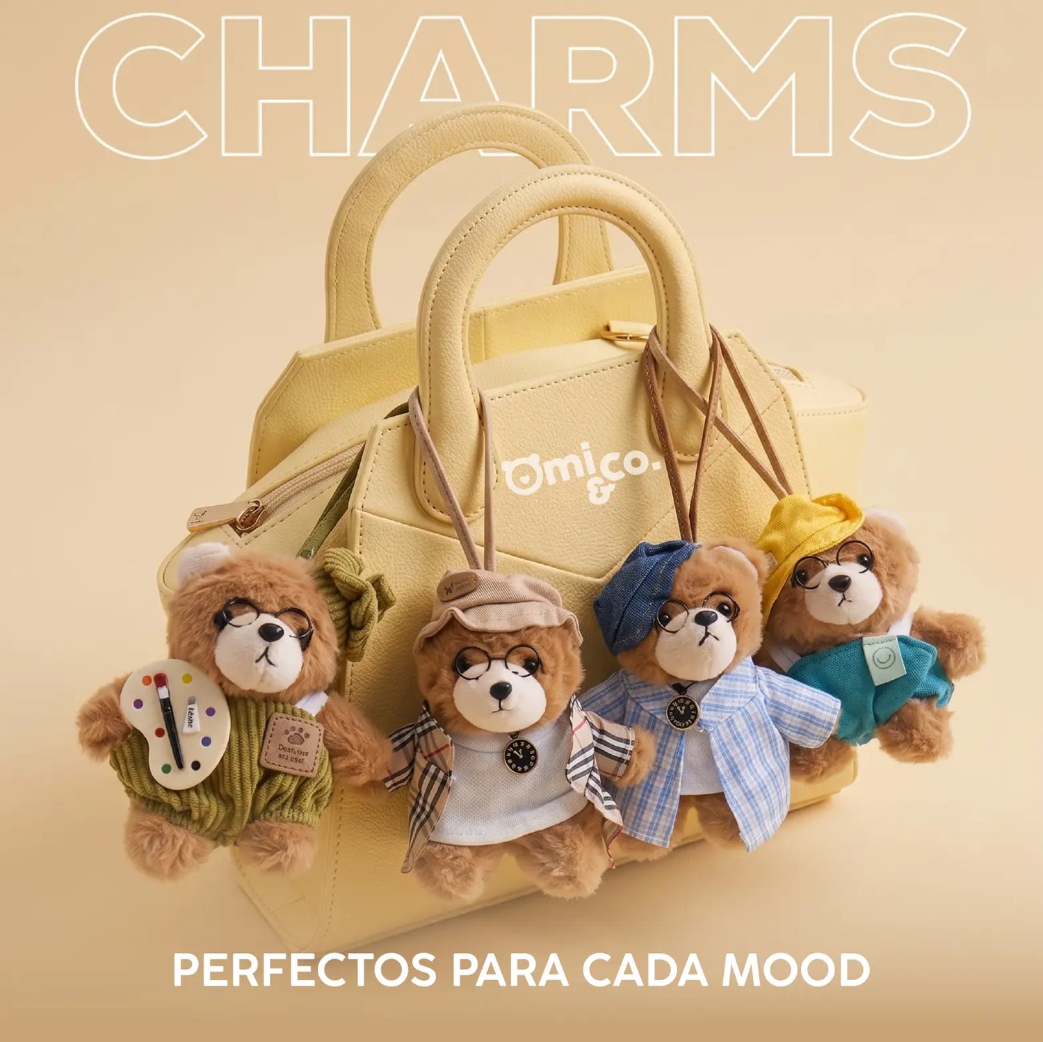 Charm en tendencia - Omi &amp; Co. - Elegante Llavero- Compañero de otro planeta