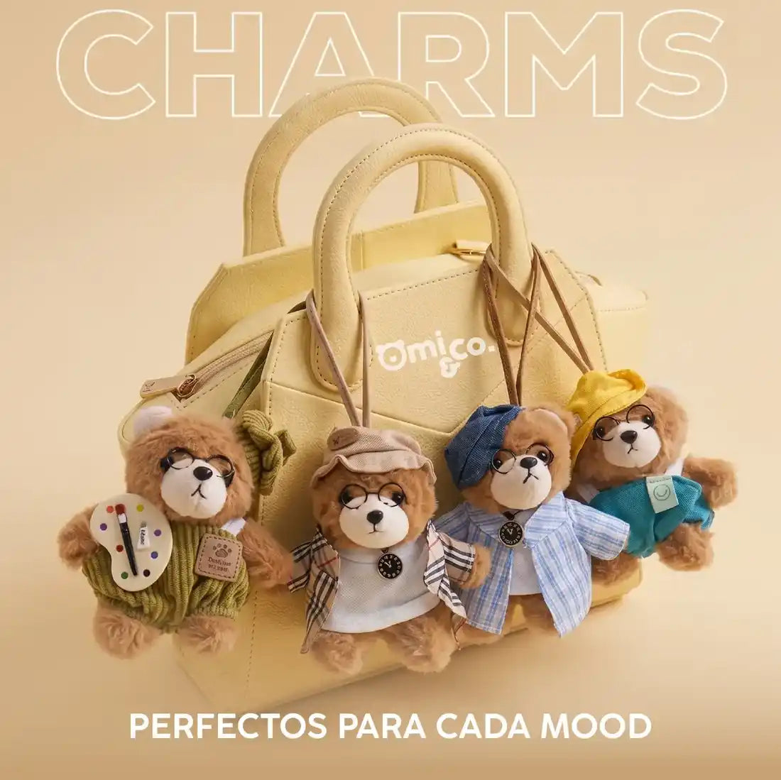 Charm en tendencia - Omi &amp; Co. - Elegante Llavero- Compañero de otro planeta