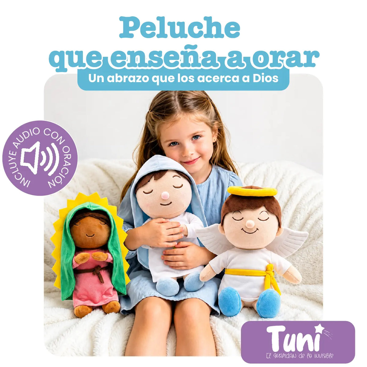 PELUCHES TUNI  |  INCLUYE AUDIO