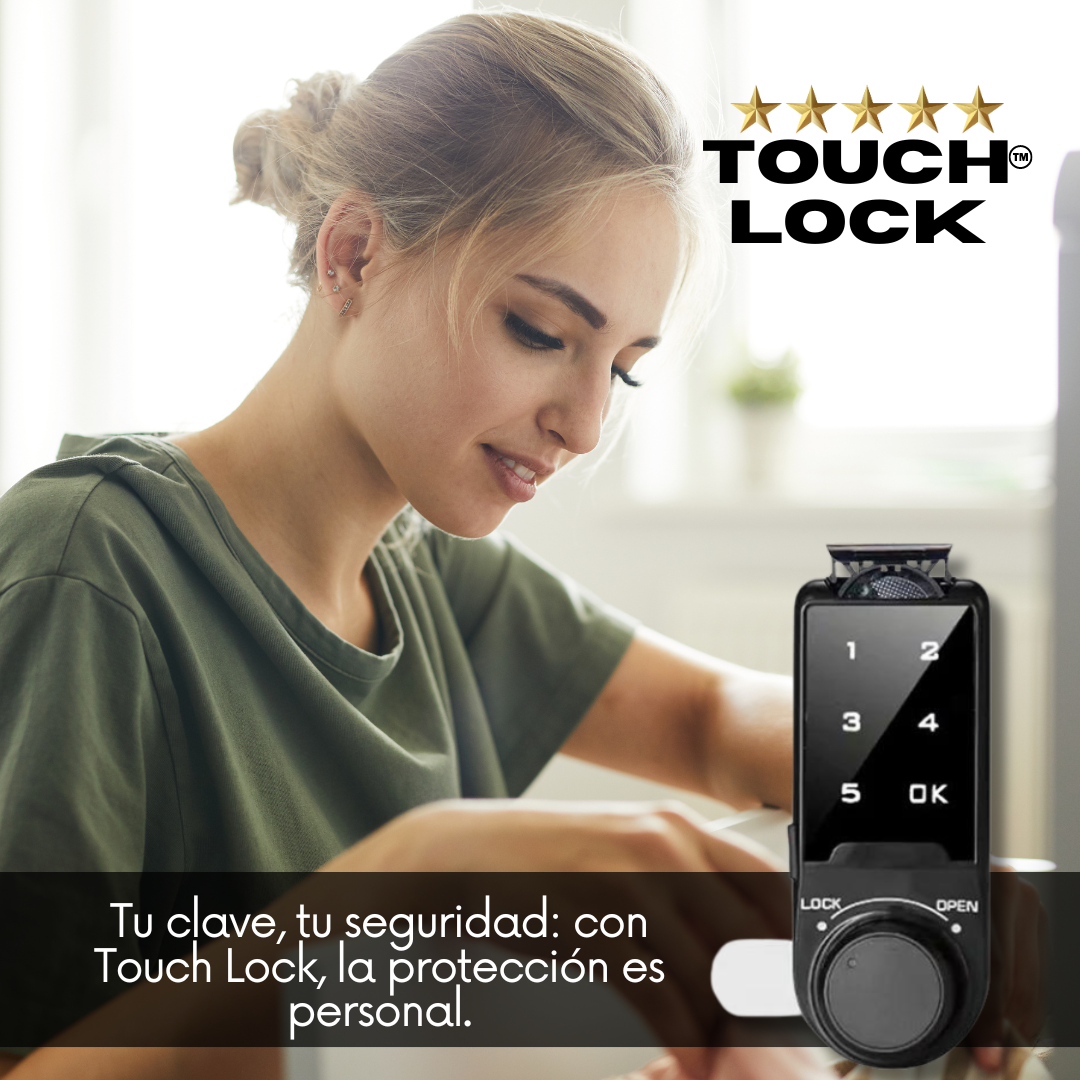 ¡EXCLUSIVO!  CERRADURA ELECTRONICA TOUCH LOCK