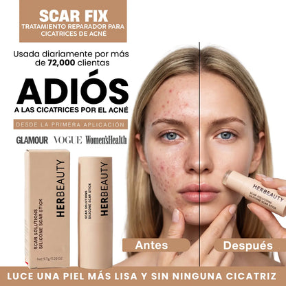 SCAR FIX | TRATAMIENTO REPARADOR DE CICATRICES DE ACNÉ | PIEL LISA EN SEGUNDOS