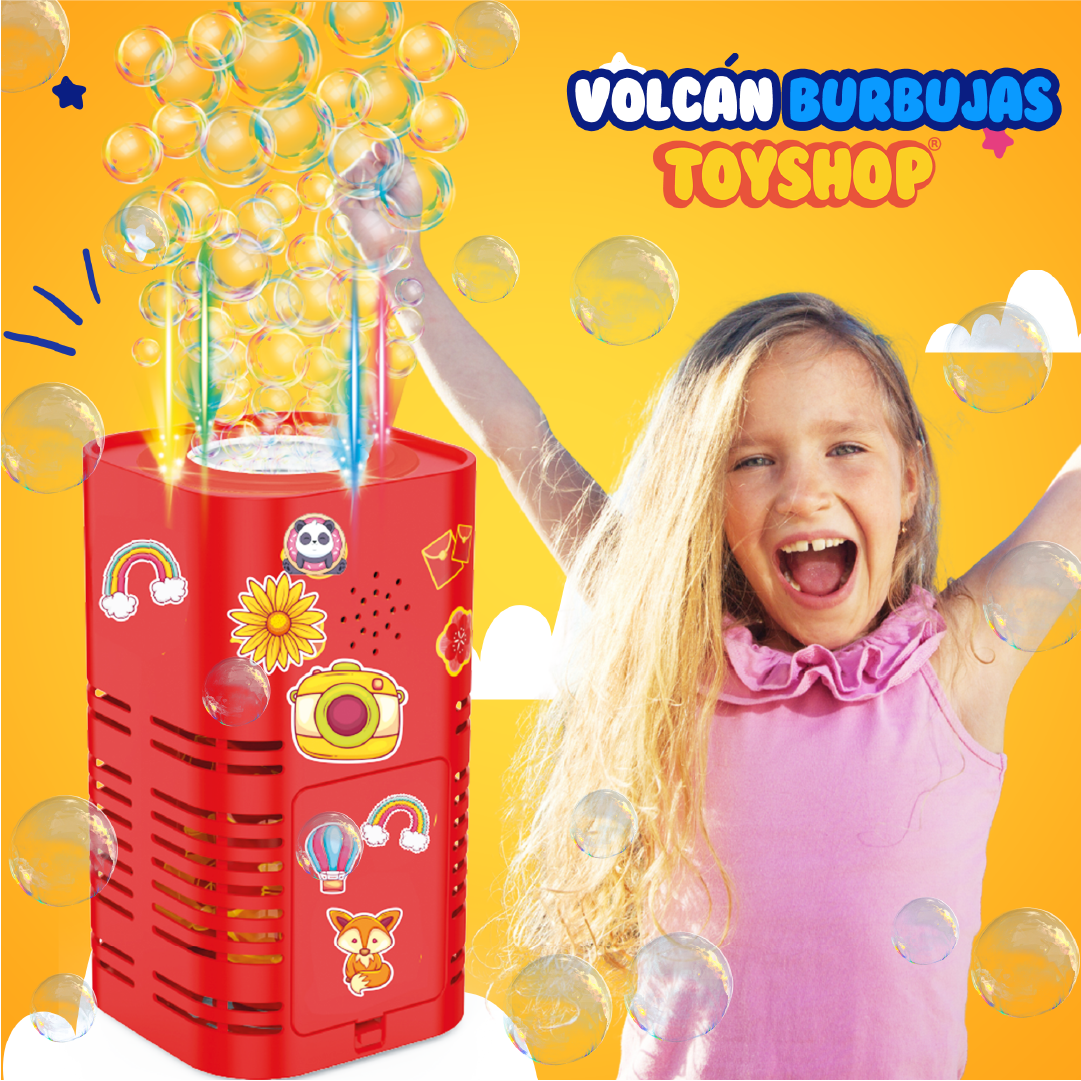 ¡EN TENDENCIA! VOLCÁN DE BURBUJAS TOYSHOP MKT A