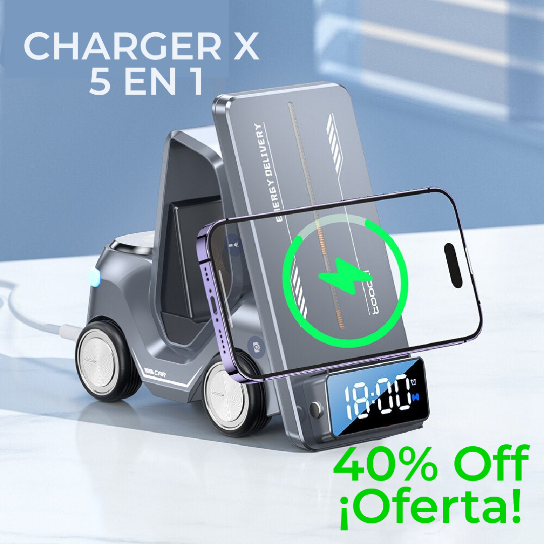 ¡PRODUCTO EXCLUSIVO! CHARGER X 5 EN 1